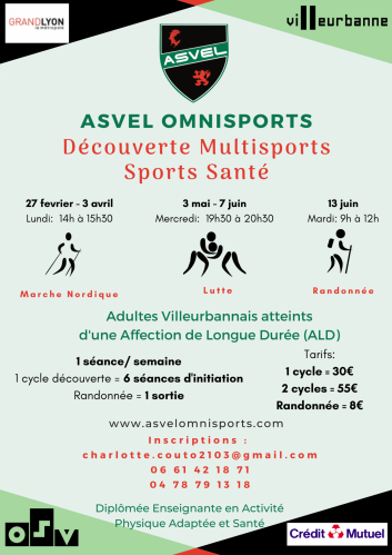 Affiche decouverte sport sante