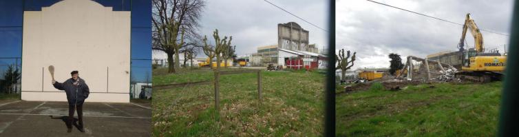 Demolition fronton