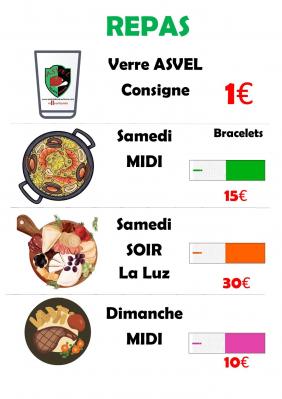 Prix des repas